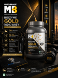 MuscleBlaze Biozyme Gold 100% Whey I 1kg I Double Rich Chocolate