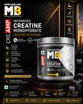 MuscleBlaze Creatine Monohydrate CreAMP I 120g I Citrus Blast