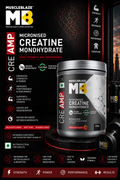 MuscleBlaze Creatine Monohydrate CreAMP I 320g I Watermelon Kool Aid