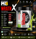 MuscleBlaze Pre-Workout WrathX I 340g I Sour Green