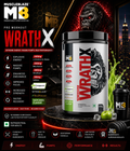 MuscleBlaze Pre-Workout WrathX I 510g I Sour Green
