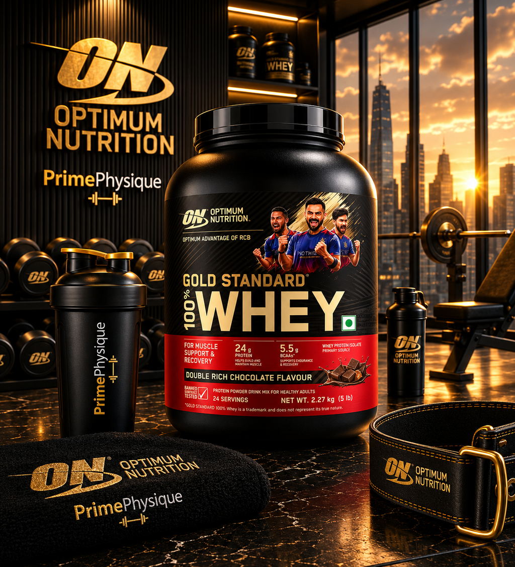 Optimum Nutrition Gold Standard 100% Whey Protein I 2.27Kg I Double Rich Chocolate