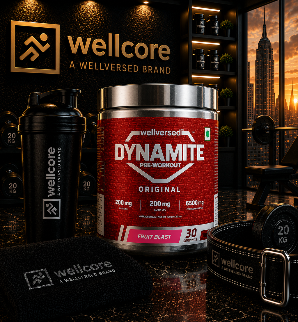 Wellcore Dynamite Pre-Workout I 420g I Fruit Blast