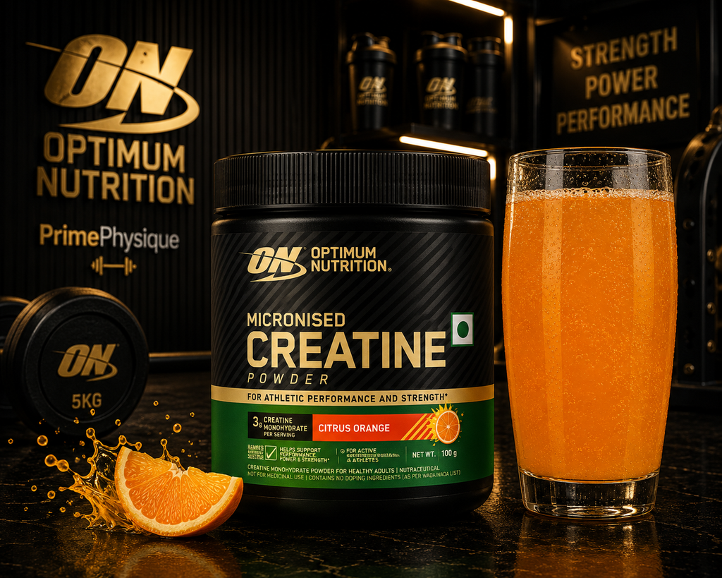 Optimum Nutrition Miconised Creatine Powder I 100g I Citrus Orange