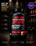 MuscleTech Nitro-Tech Whey Protein I 1.8kg I Cappuccino