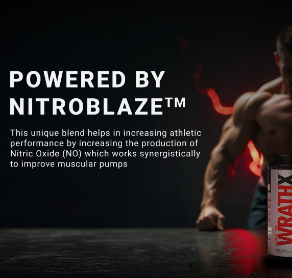 MuscleBlaze Pre-Workout WrathX I 510g I Sour Green