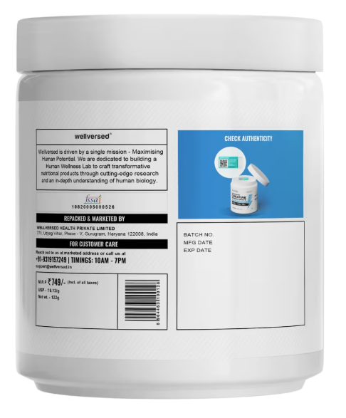 Wellcore Pure Micronised Creatine Monohydrate I 122g I Tropical Tango