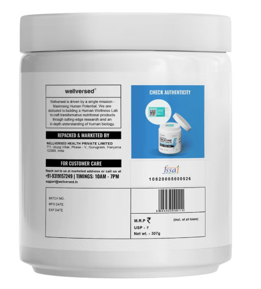 Wellcore Pure Micronised Creatine Monohydrate I 374g I Fruit Fusion