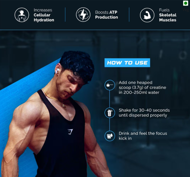 Wellcore Pure Micronised Creatine Monohydrate I 374g I Fruit Fusion