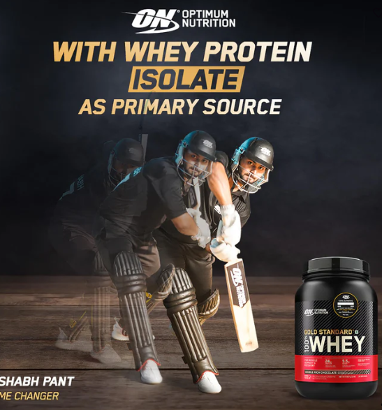 Optimum Nutrition Gold Standard 100% Whey Protein I 2.27Kg I Vanilla Ice Cream
