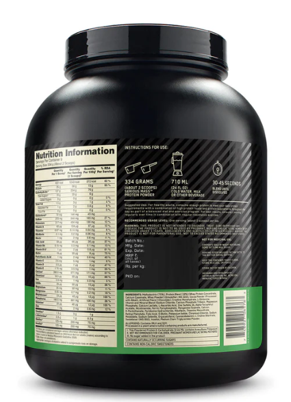 Optimum Nutrition Serious Mass Gainer I 3kg I Chocolate