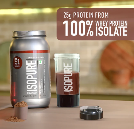 Isopure Whey Protein Isolate with Vitamins I 1kg I Dutch Chocolate