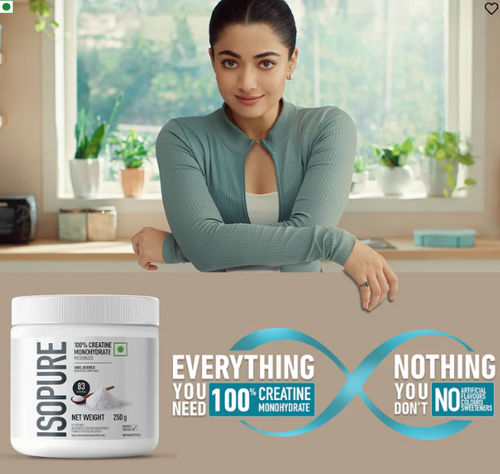Isopure 100% Creatine Monohydrate Micronised I 250g I Unflavoured
