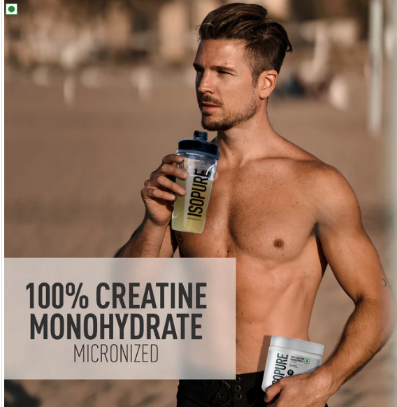 Isopure 100% Creatine Monohydrate Micronised I 250g I Unflavoured