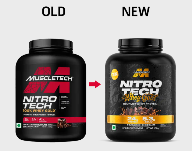 MuscleTech Nitro-Tech Whey Gold I 1.8kg I Cookies & Cream